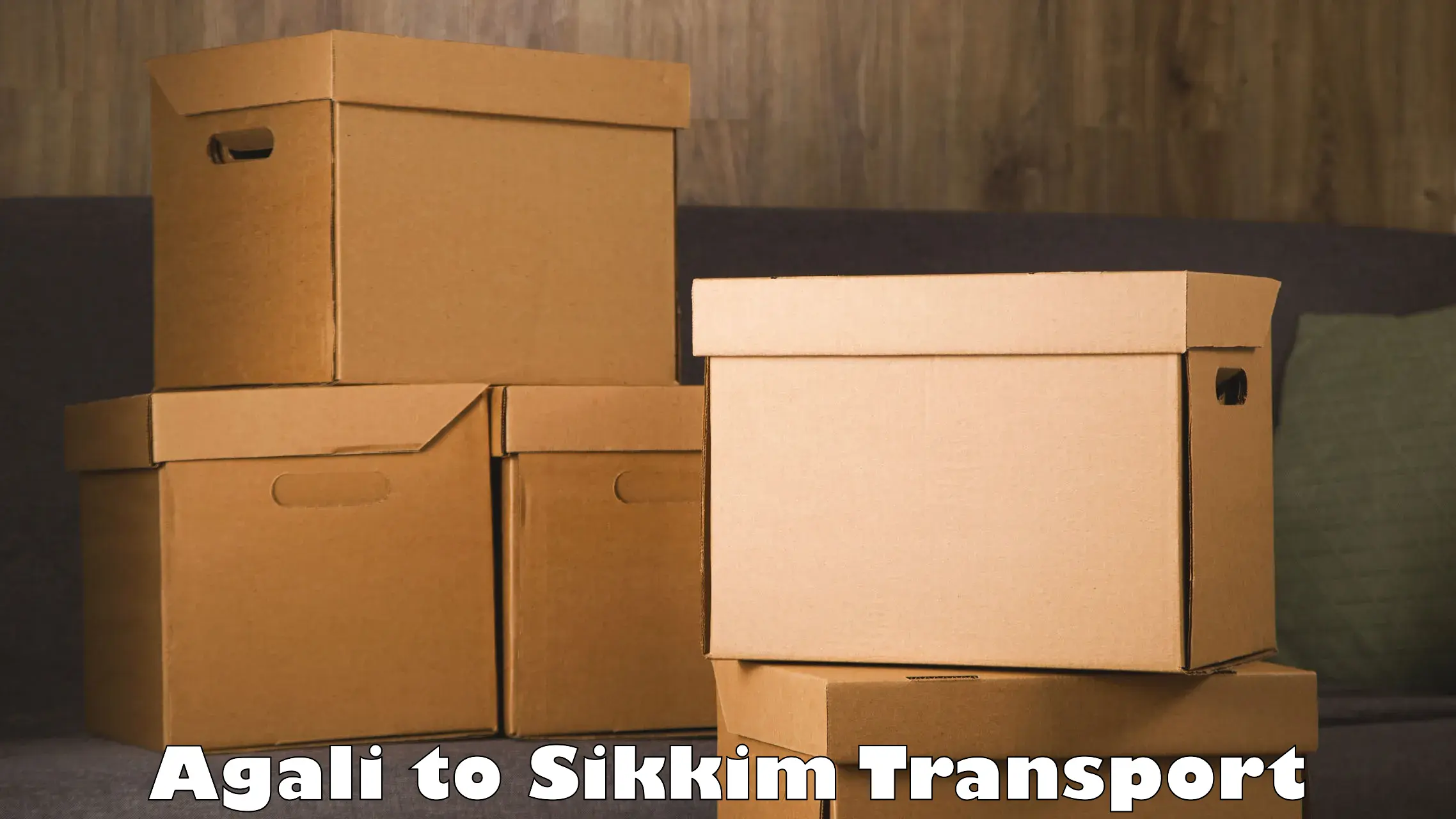 Goods delivery service in Agali to South Sikkim