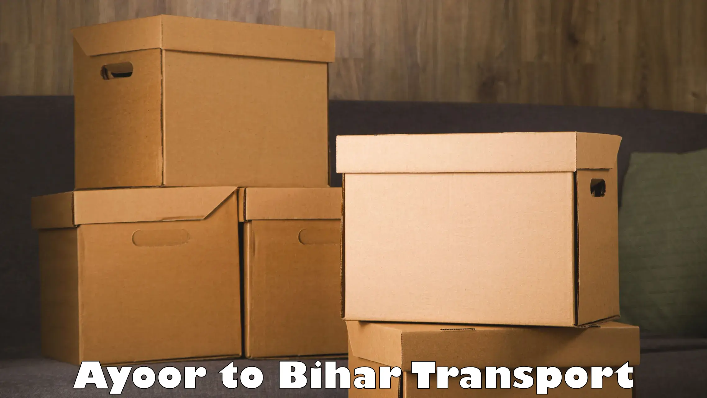 Bike shipping service Ayoor to Bihar