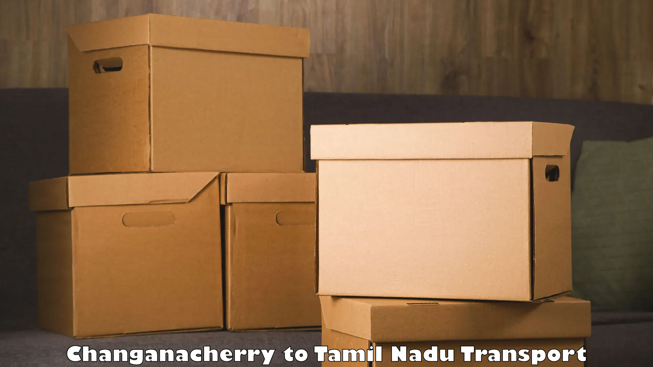 Cargo train transport services Changanacherry to Mannargudi