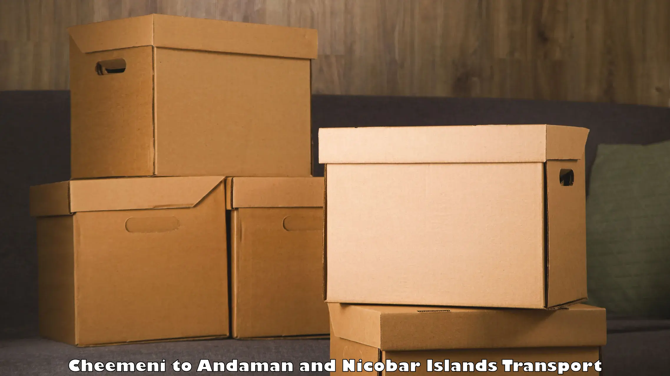 Delivery service in Cheemeni to Andaman and Nicobar Islands