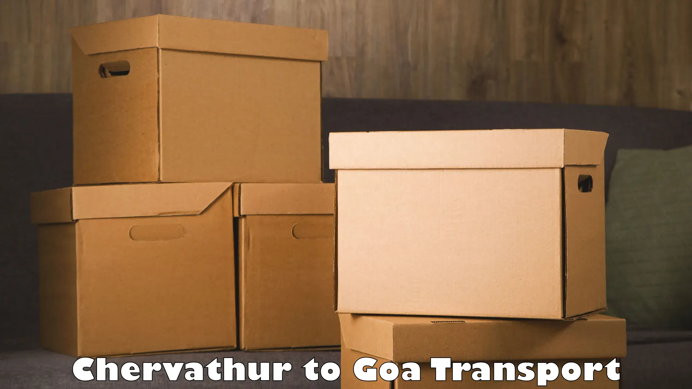 Scooty transport charges Chervathur to Goa