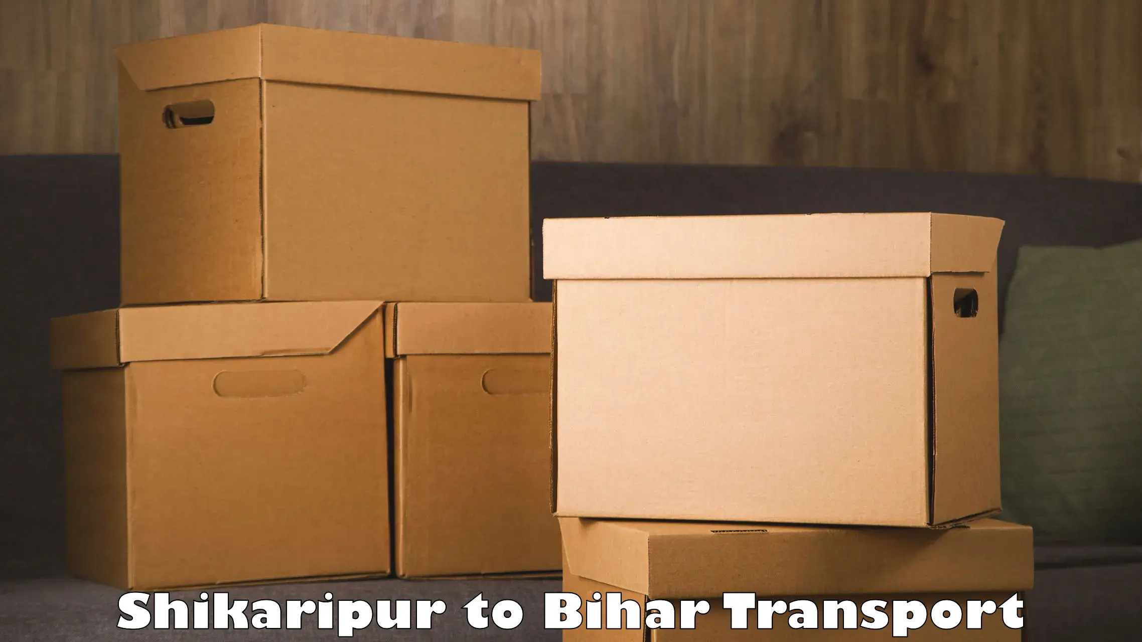 Container transport service Shikaripur to Rusera