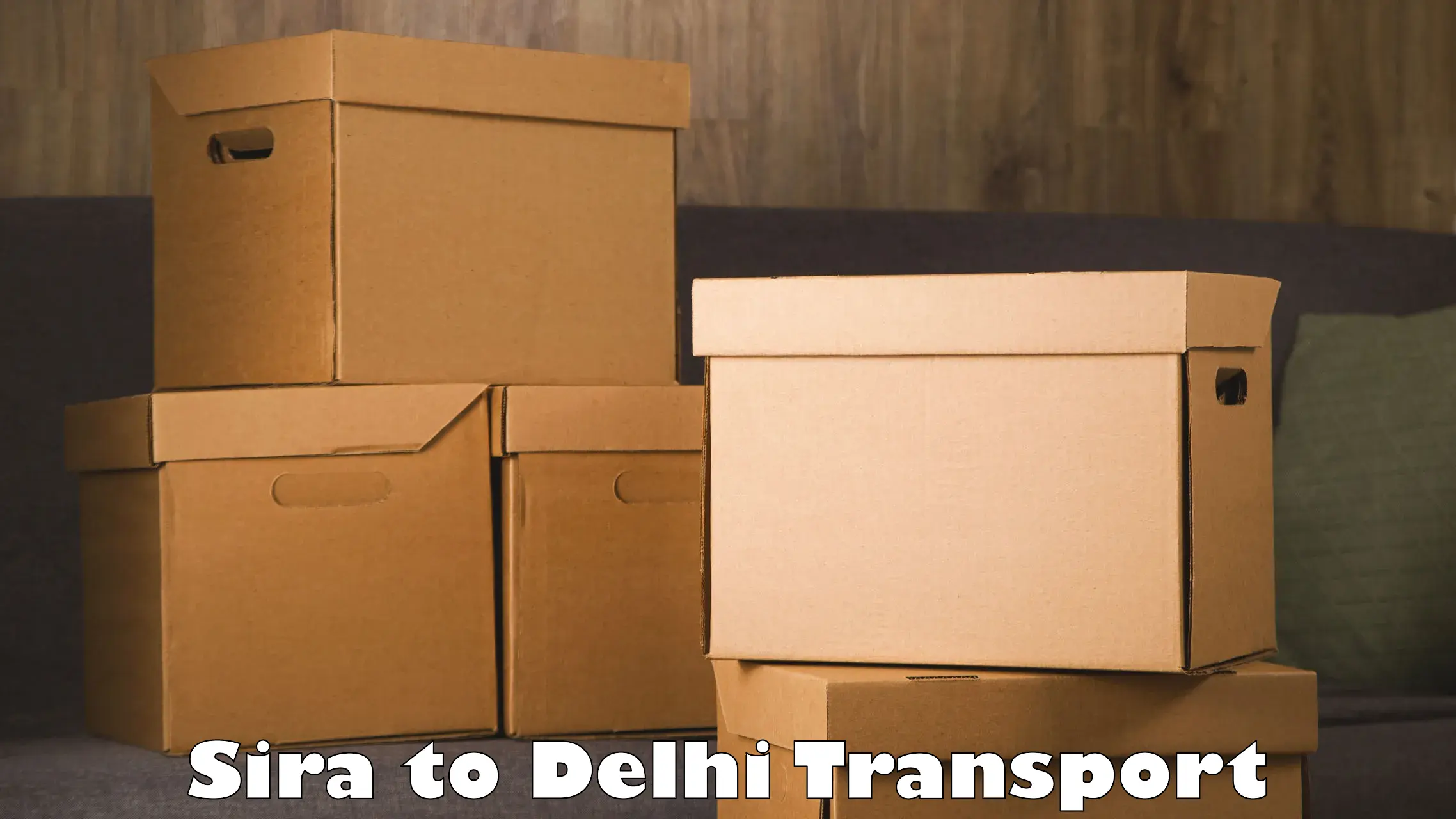 Truck transport companies in India Sira to Naraina Industrial Estate