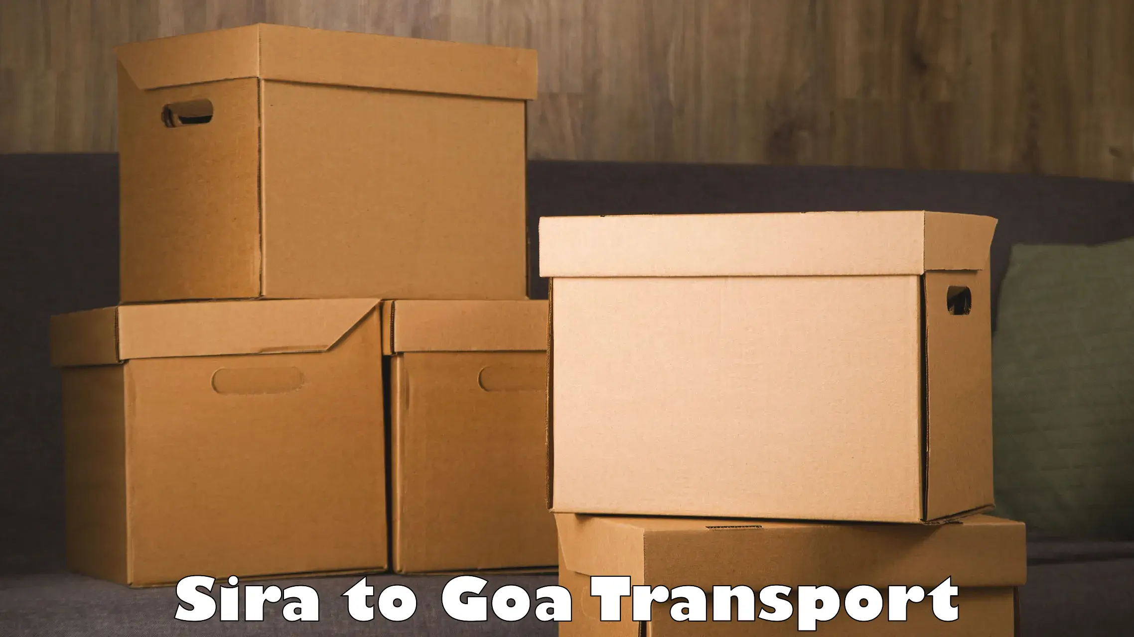Package delivery services Sira to Panaji