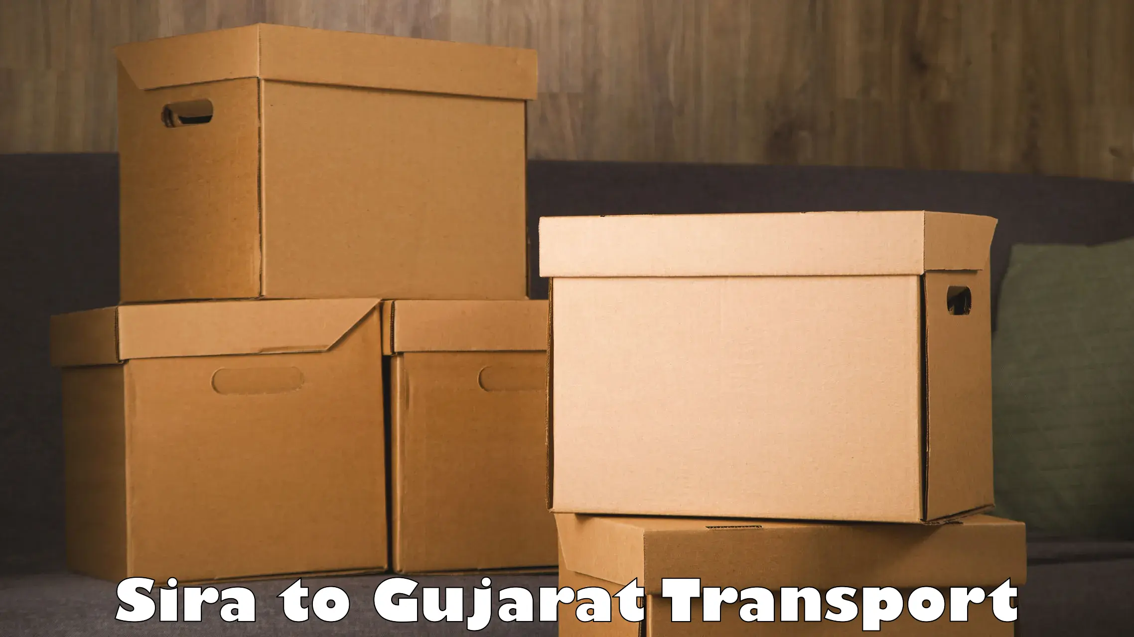 Land transport services Sira to Godhra