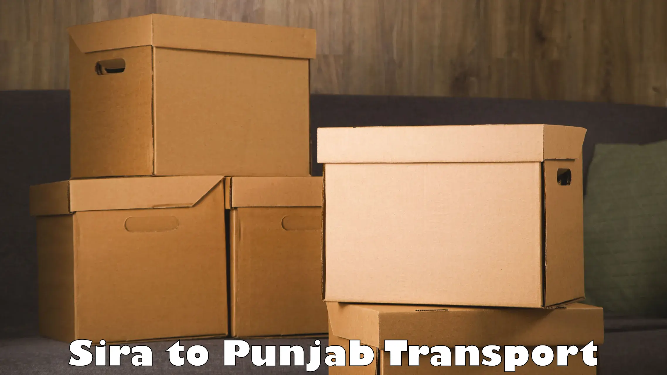 Door to door transport services Sira to Punjab