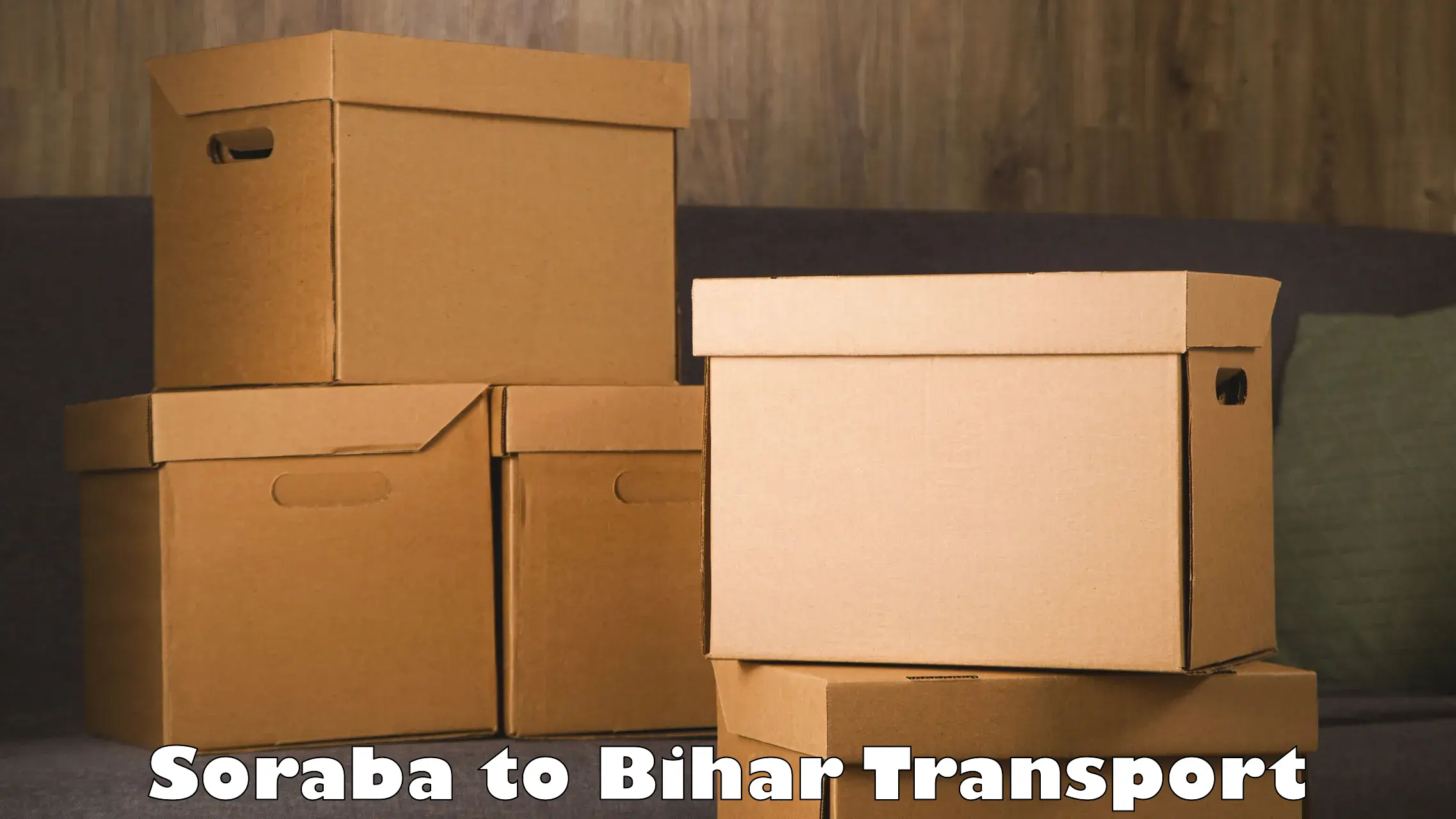 Bike transport service Soraba to Bihar