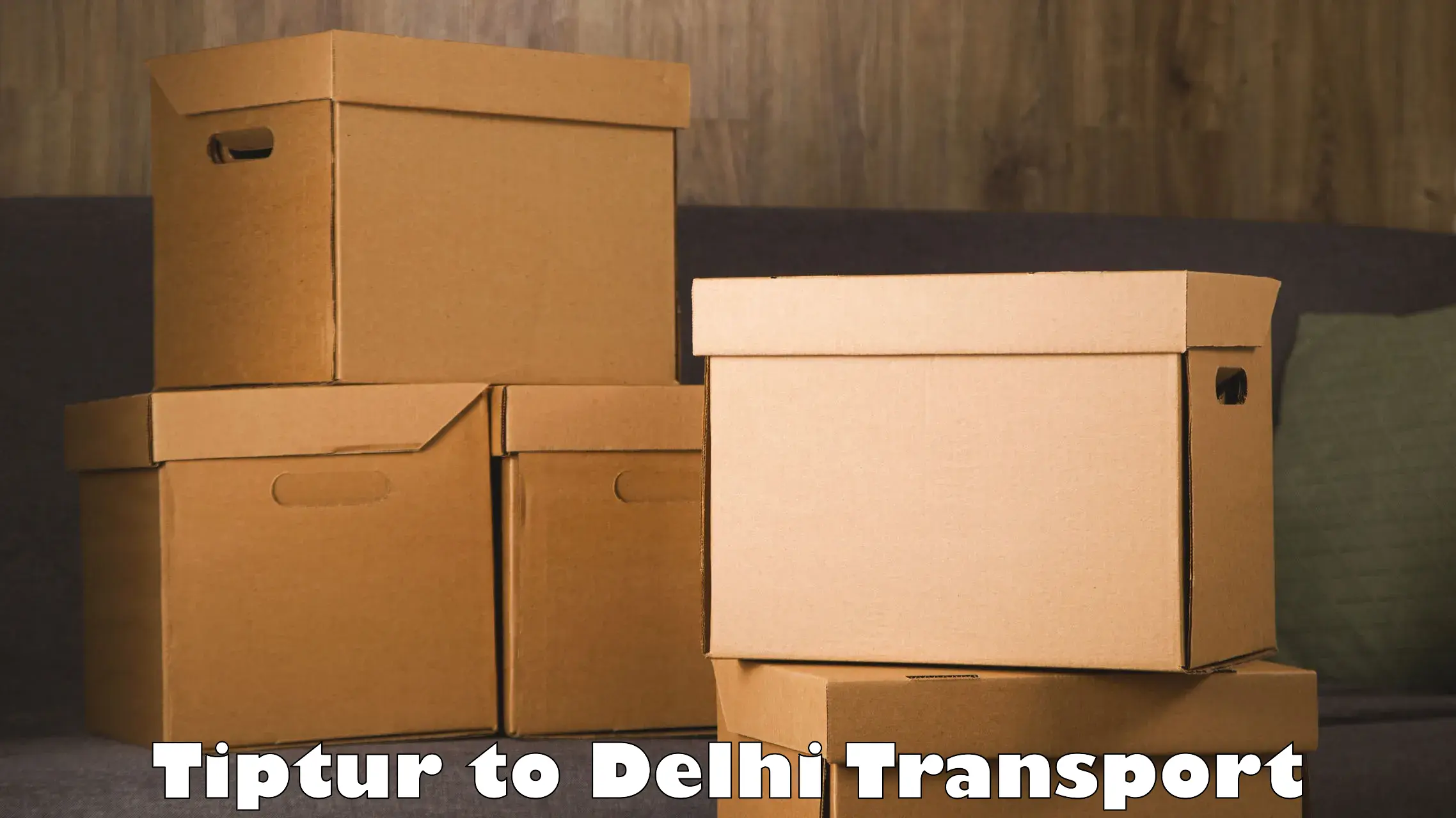 Vehicle parcel service Tiptur to East Delhi