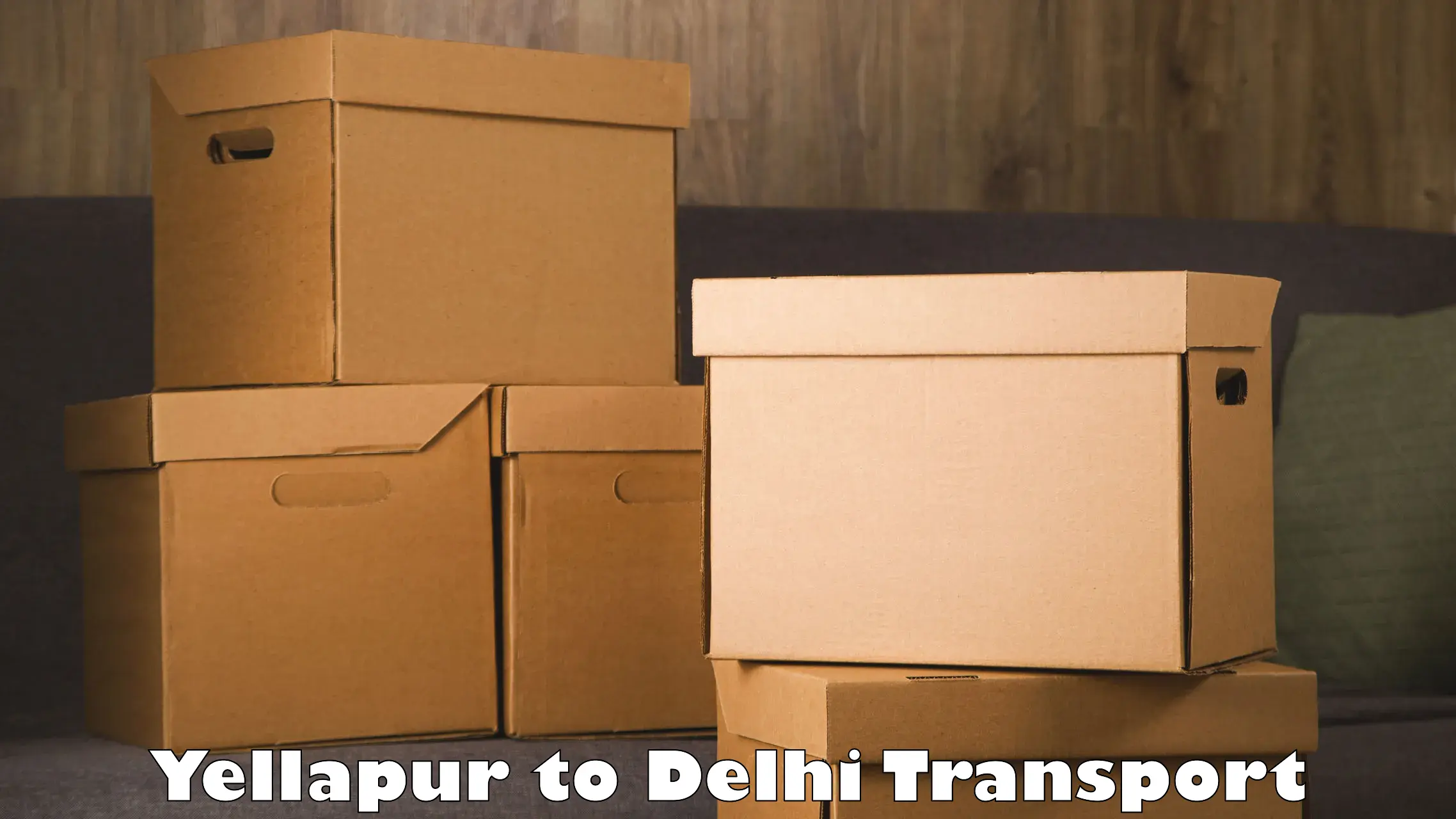 Two wheeler parcel service Yellapur to Delhi
