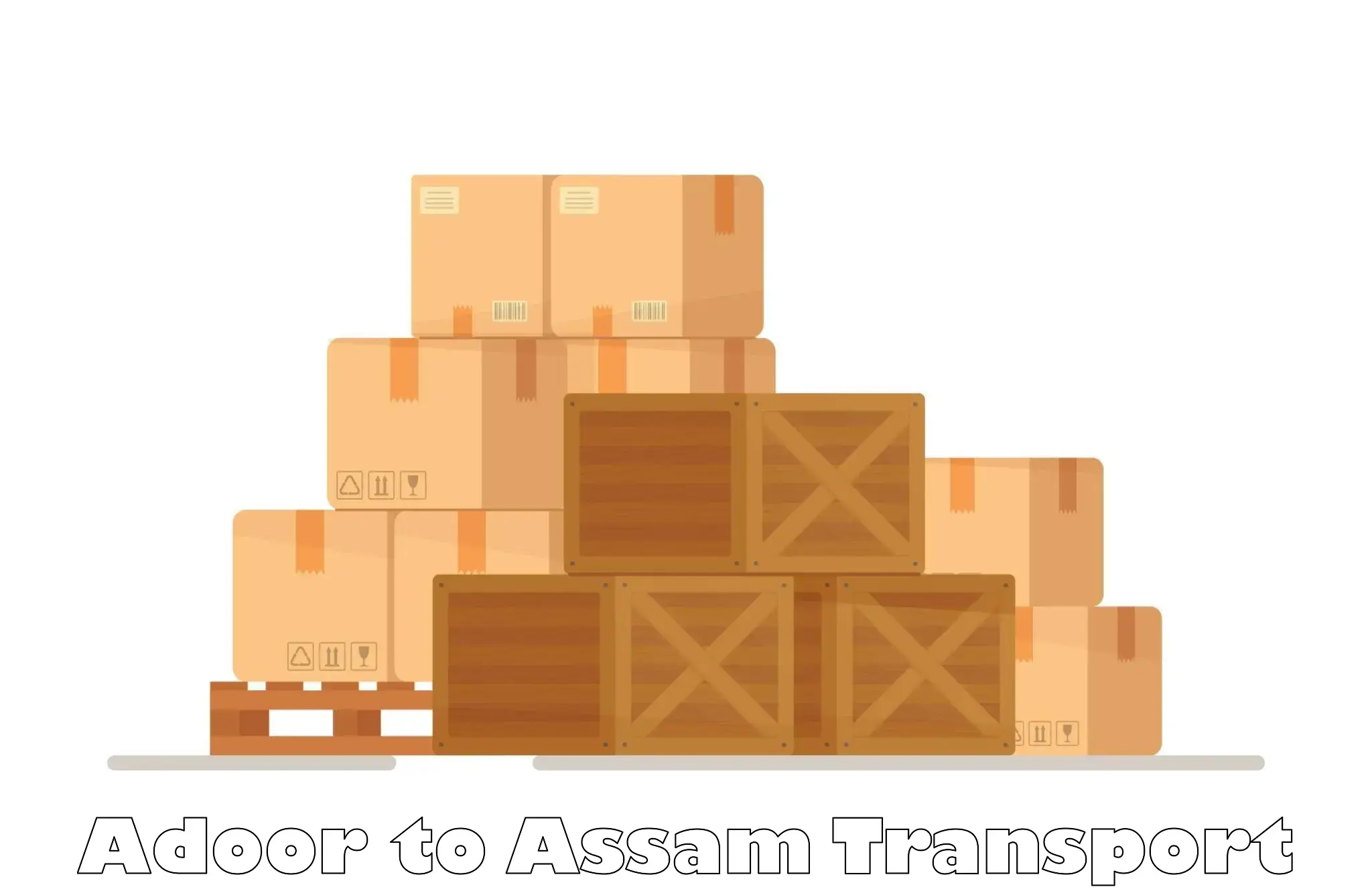 Interstate goods transport Adoor to Agomani