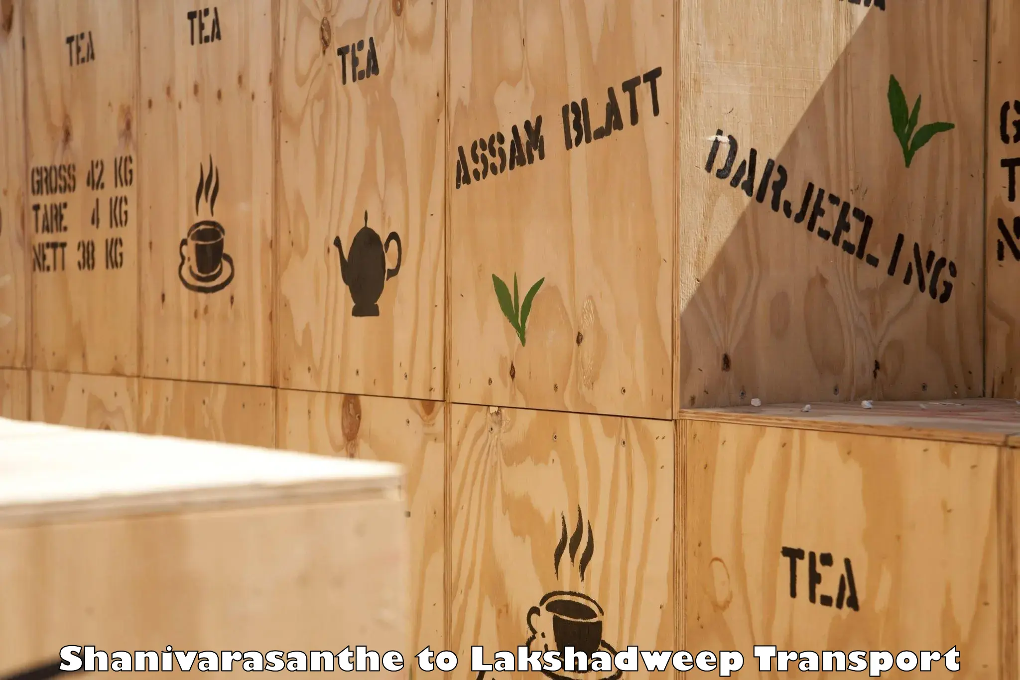 Container transport service in Shanivarasanthe to Lakshadweep