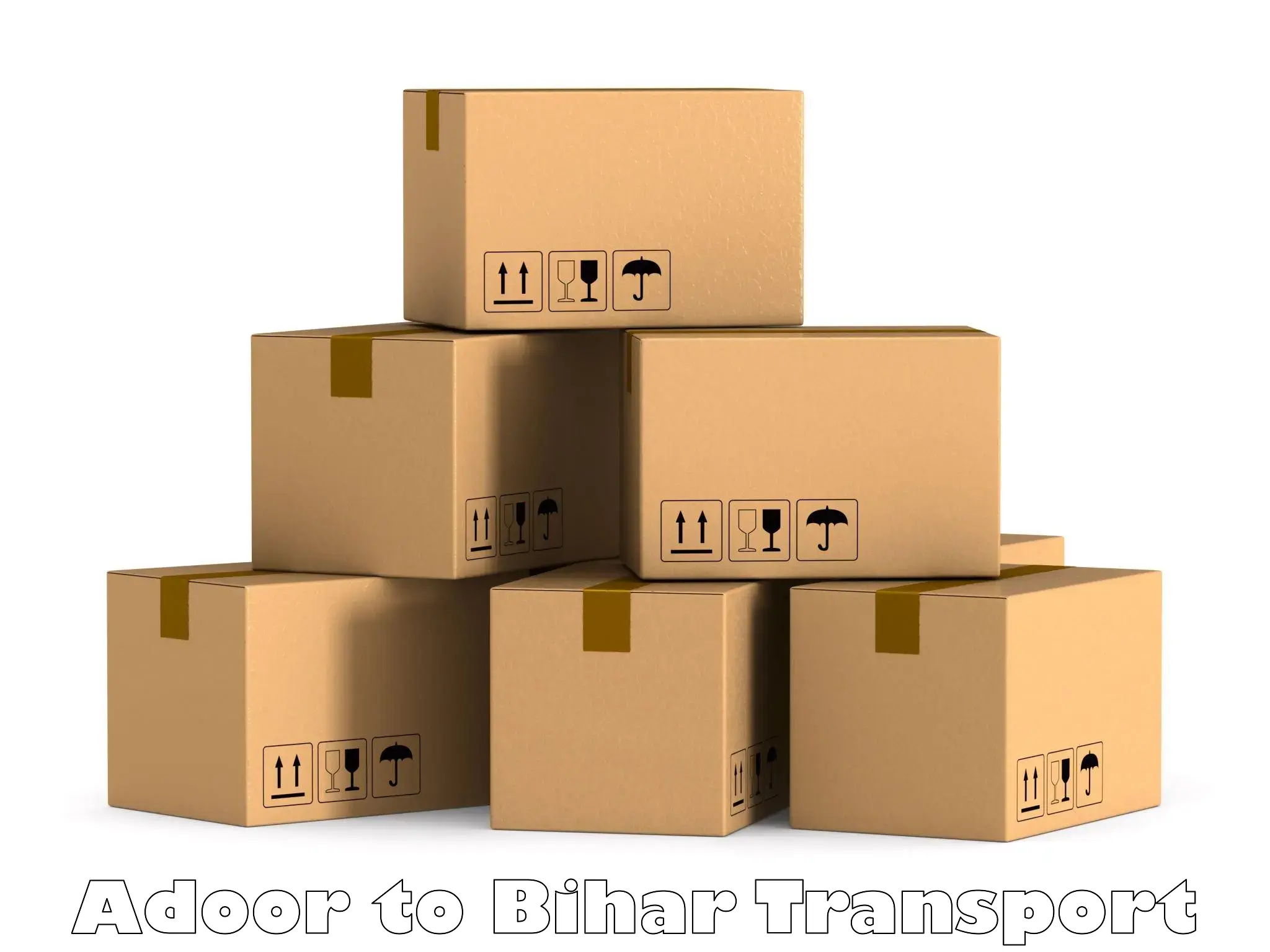 Furniture transport service Adoor to Bihar