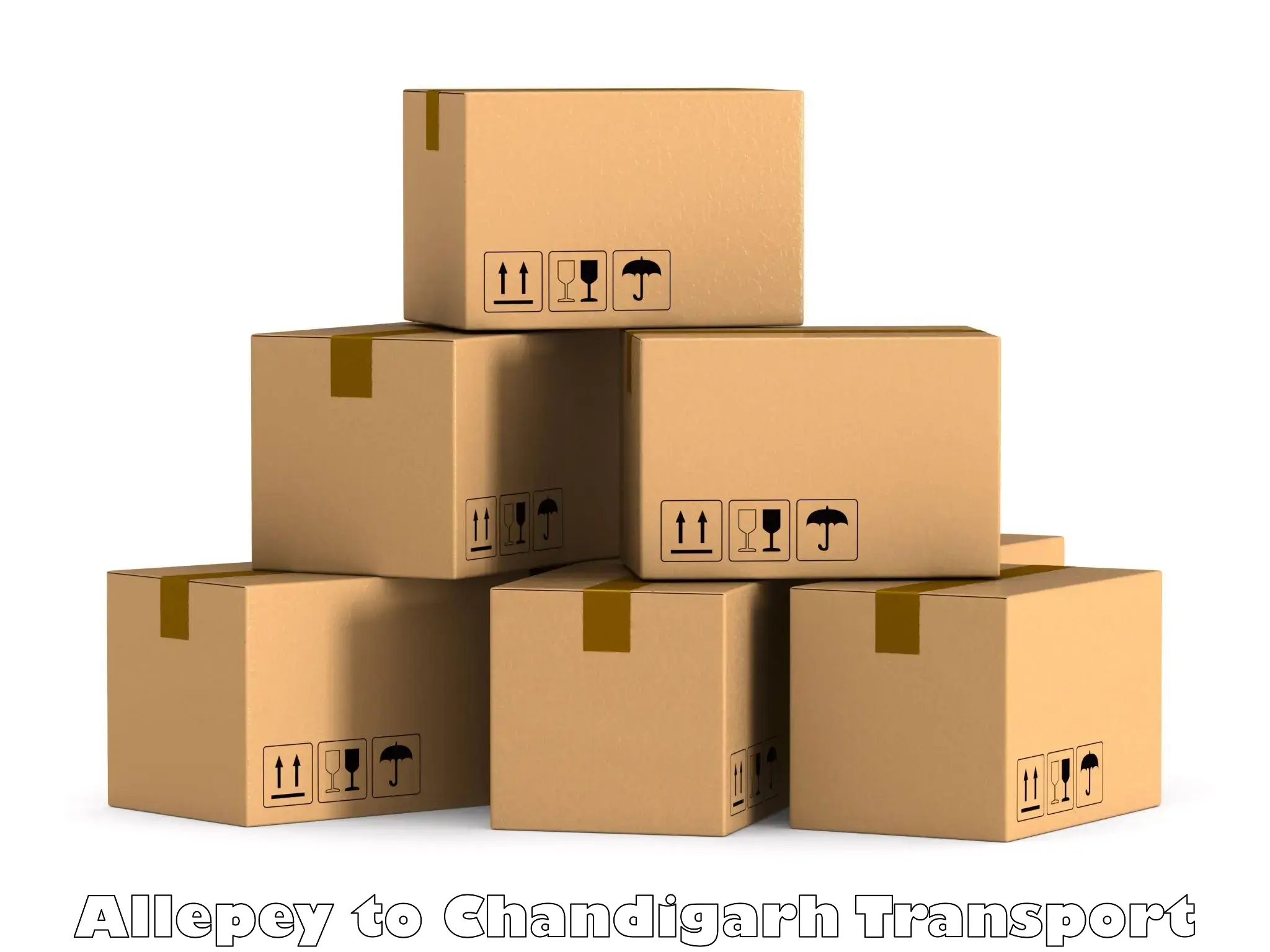 Interstate goods transport Allepey to Chandigarh