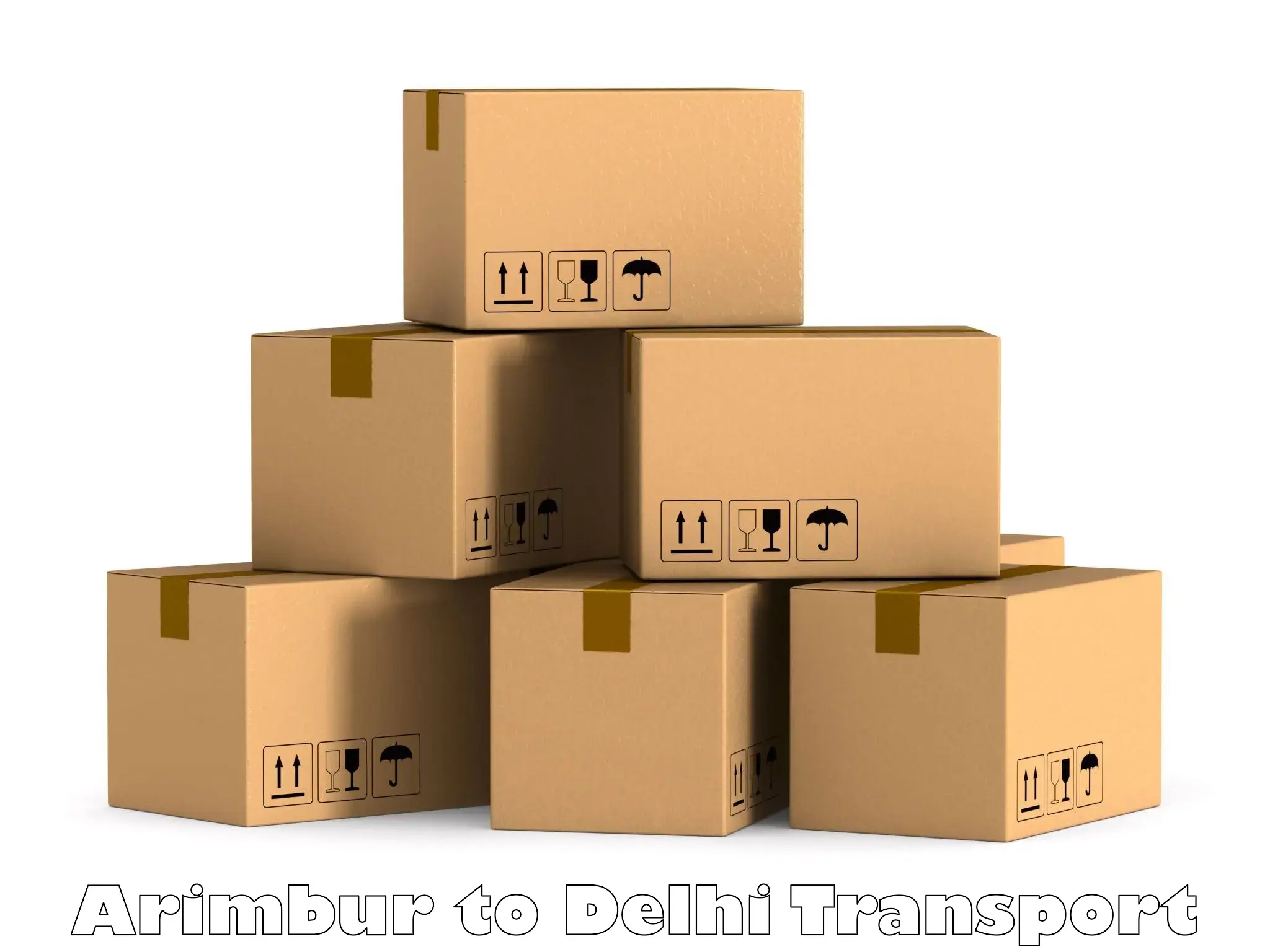 Commercial transport service Arimbur to East Delhi